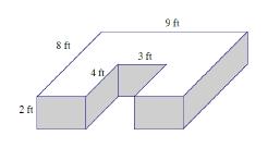 Determine the surface area of the figures.