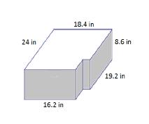 Determine the surface area of each figure. Lesson 24 - Independent Practice 1.