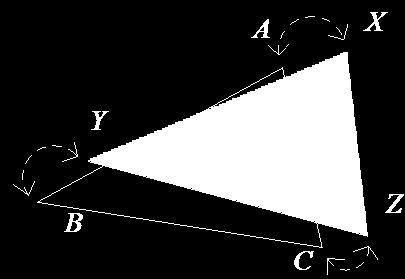 Two triangles are identical if there is a triangle correspondence so that corresponding sides and angles of each triangle is equal in measurement.