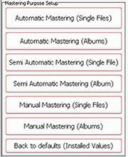 used while mastering your track. The document is saved alongside your original file in the same directory. This document can be used for learning and mixing / mastering purposes.
