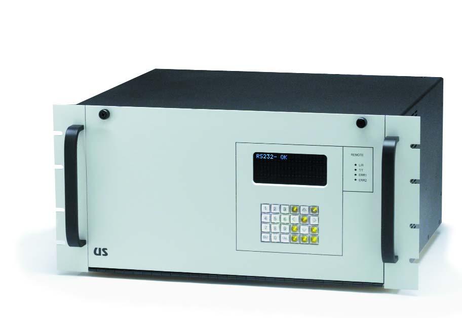 Ethernet with TCP/IP Command set is 488.2 compliant Rugged 5RU high aluminum chassis (8.