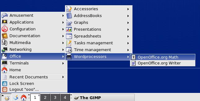 To start Writer, double-click the OpenOffice.org icon. Figure 5: Starting OpenOffice.