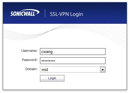 Using Two-Factor Authentication Other RADIUS Server Two-Factor Authentication Process To log in to the SonicWALL SSL VPN Virtual Office using another type of RADIUS server for two-factor