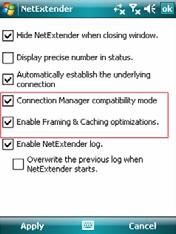 Using NetExtender System Settings - Provides several configuration options. Hide NetExtender when closing window - Hides NetExtender when you click the ok button.