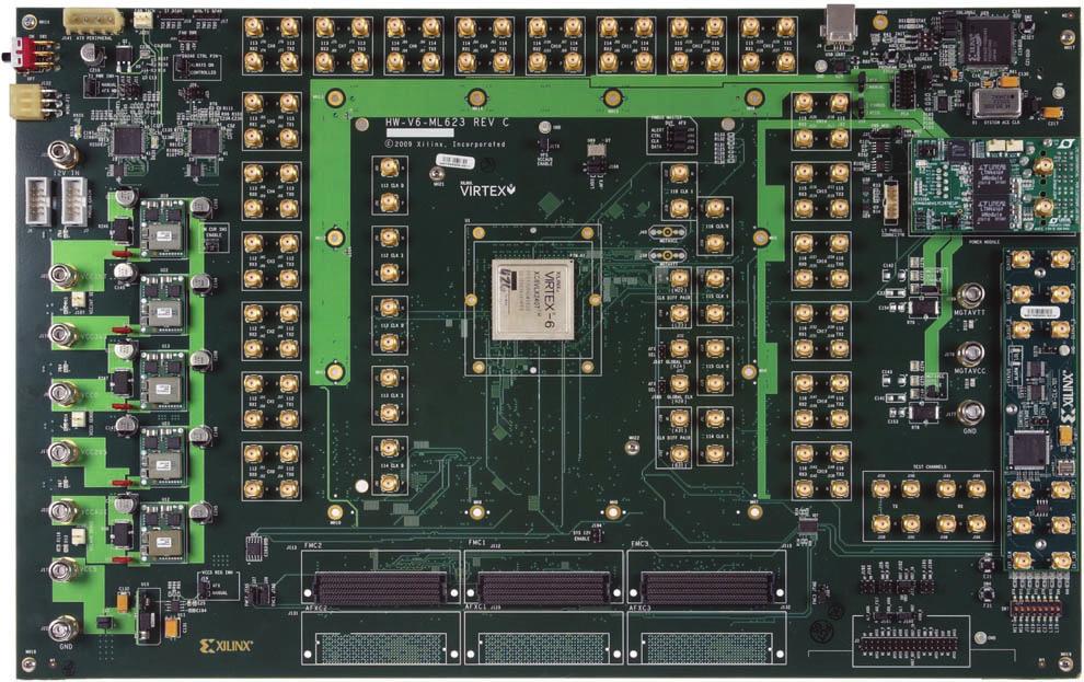 Chapter 1: ML623 Board Features and Operation X-Ref Target - Figure 1-7 QUAD_113 QUAD_114 QUAD_115 112 Clocks 116 Clocks 113 Clocks 115 Clocks 114 Clocks 114 Clocks QUAD_112 QUAD_116