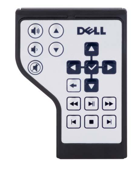 Playing Media Using Dell Travel Remote The Dell Travel Remote is designed to control Dell Media Direct and Windows Vista Media Center. It can work only with specified computers.