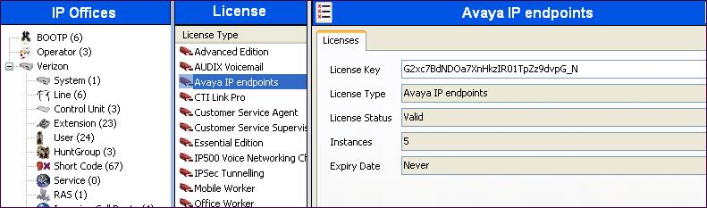 A similar process can be used to check the license status for other desired features. For example, the following screen shows the availability of a valid license for Power User features.