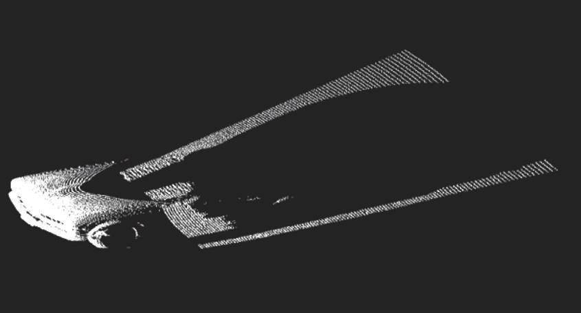 8 Journal of Sensors x point cloud (front view of car head) y point cloud (side view of whole car) Figure 18: The two point clouds. 3.2. Measured Point Cloud Registration Test.