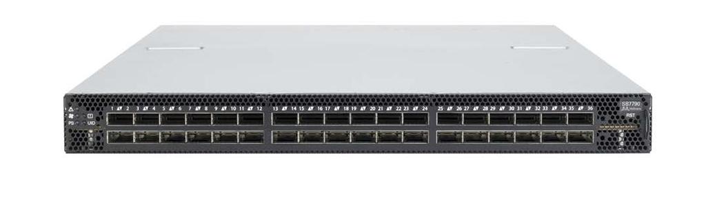 Overview Mellanox InfiniBand EDR Switch Series Mellanox InfiniBand (IB) EDR Switches are supported to work with HPE InfiniBand Adapters to deliver high performance connectivity for HPC clusters using