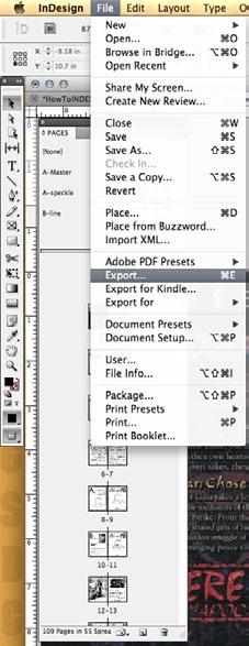 as the Format. The Export to Interactive PDF dialog box will open. Adjust your settings to match the settings shown in the screenshot to the right.