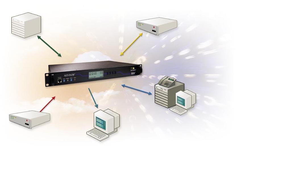For Legacy and SNMP-Compliant Devices: Reliable Monitoring SEB NET-PATH performs environmental monitoring through contact sensors; monitoring conditions such as temperature, intrusion detection,