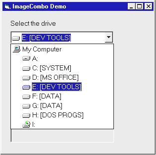 126 Giáo trình Visual Basic 6.0 Sub LoadDrivesIntoImageCombo(ImgCombo As ImageCombo) Dim fso As New Scripting.FileSystemObject, dr As Scripting.