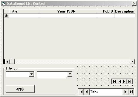 Giáo trình Visual Basic 6.0 83 ListField Name Button Name CmdApply Caption Apply Hình 8.
