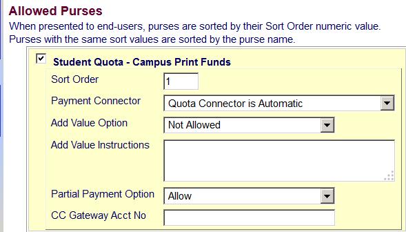 to display the primary Pay Method first. The lower the number sets that Pay Method first in order.
