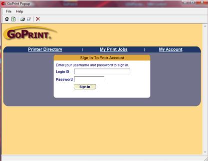 How it Works Quota Payment Process at Web Client Web Client - Screen 1 1. User sends a print job and the Web Client pops up. 2.