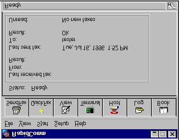 SOFTWARE INSTALLATION AND TESTING When you finish, click Send Fax. 6. You will see a series of screens as the fax is being transmitted.