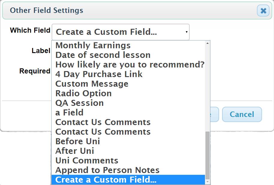 Set Type to Text Area. 26. Click on Show advanced options and assign this field to a tab and header.