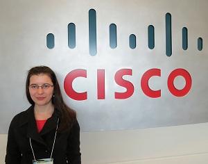Winner of International NetRiders As the top female competitor in the global Cisco NetRiders competition, Lilia Rosioru won a study trip that included Cisco lab tours and sightseeing in San