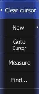 No cursor Saving waypoints When the cursor is not active, you can save a waypoint at the vessel position by tapping New waypoint on the chart menu.