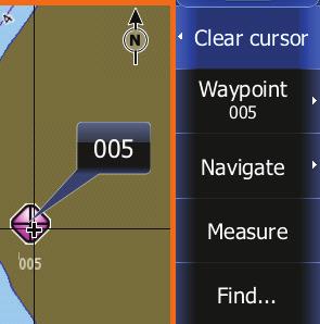 Tap Save on the waypoint dialog to create the waypoint.
