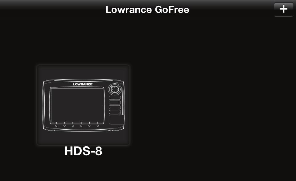 Enable/disable wireless control of HDS Start the app, and tap the HDS unit icon in the GoFree Controller page to request remote control of the HDS unit.