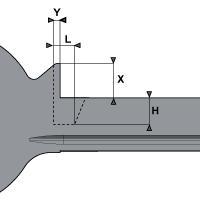 Check installed key: when enabled this function checks whether the second side of the key is properly aligned in the clamp. Any alignment errors (taper) will be offset.