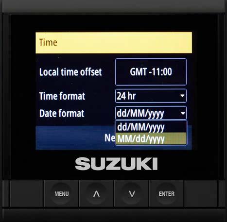 Set the Time and Date NOTE: With a GPS installed, the local time offset is automatically populated. 1.