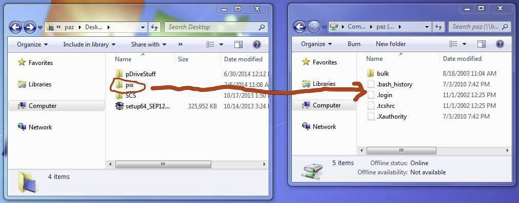 10 If you do have files in your Downloads folder or your Desktop that are making you profile over quota, one simple solution is to move these files to your H: drive.