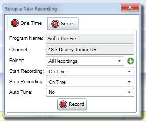 Managing Recordings Folders Folders may be created from within the Search Category or the Guide Category while creating a new recording (see Creating a New