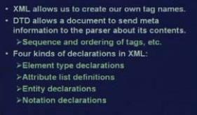 41 UNIT-02/LECTURE-05 DTD files : [RGPV/Jun 2012(10),2014(7)] Document Type Declaration document type declarations or DTD.