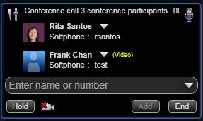 Bria 3.0 for Windows User Guide Retail Deployments Video Conference Calls This person does not have video.