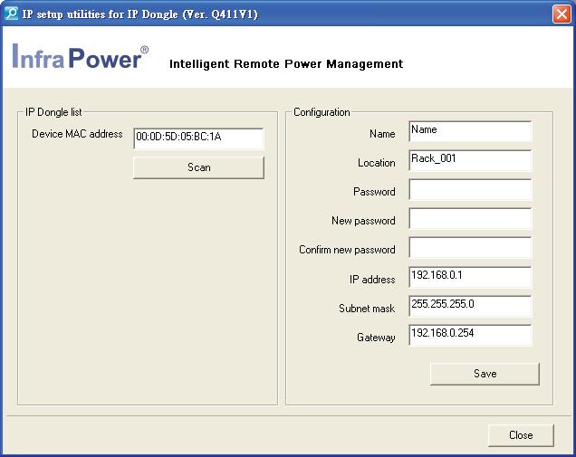 < 1.4 > IP Dongle Configuration The following steps show the static IP setting only. For DHCP setting, please refer to < 1.