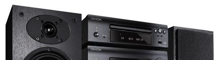 Easy alarm setting Newly developed remote controller Denon for App control in combination with DNP-F109 Denon DCD-F109 CD-Player Clean and pure sound Minimum signal path Minimum CD pick up signal
