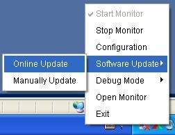 3.3.4. Configuration Saved Click Apply button to save all changes in Configuration page. Click Cancel to stop the change. 3.4. Software Update Software update includes online update and manually update: Online Update: Click Online Update to search the latest software version.