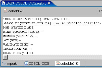Build Parts Bind Control Bind Control parts are only applicable to: COBOL code built for z/os Code accesses DB2 Provides information to create a