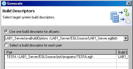 configured 1 Default build descriptors Can be associated with a project, a folder and a file Are