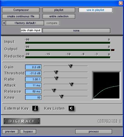 Dynamics II There are five different AudioSuite dynamics plug-ins.