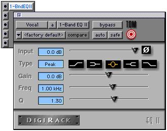 The Plug-In Window Phase invert buttons The Plug-In window appears whenever you click the Insert button on a track.
