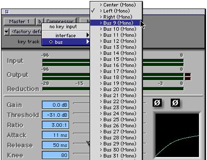 Key Input Filters Some plug-ins feature key high-pass and lowpass filters.