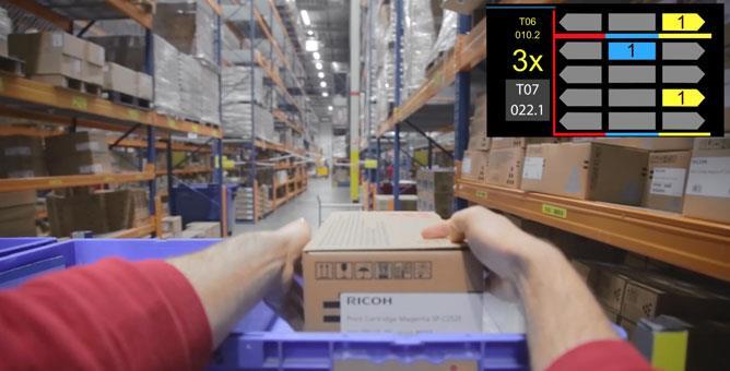 Wearable Assistance using Smart Glasses Applications The Warehousing solution XPick of Ubimax