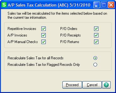 Tax Schedule Maintenance. For example, the sales tax rate for a tax jurisdiction changed.