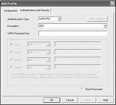 To use WPA2 encryption, select WPA2-PSK under Authentication type and AES under Encryption. Now enter the code used in the WPA preshared key fi eld.