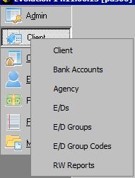 Creating Customized Reports Go to Client RW Reports Browse Tab If you have not yet opened the client for which