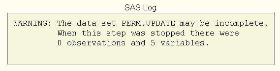 Debugging a DATA Step (9) Diagnosing errors in the execution phase (7) When you read raw data with the DATA step, it's important to check the SAS log to verify that your data was read correctly.