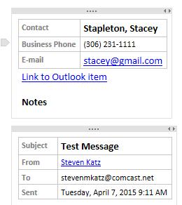 Outlook Task Open Task in Outlook 49 OneNote Outlook Contact & Email Send contacts related to a