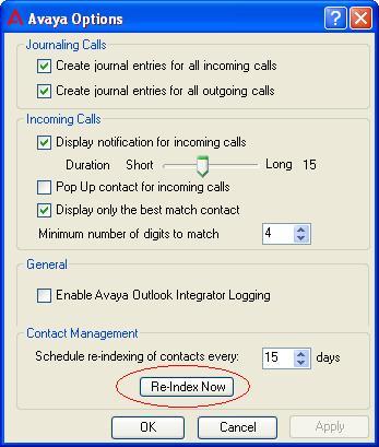 Issue 3: Microsoft Outlook Contacts are not matching incoming calls. Perform the following steps: 1. Check whether the number to match is not entered in the Business Fax field for the contact.