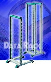 The BasicRack is made of high strength aluminum extrusion combined with high strength roll-formed thread mounting holes. The rack's base can be bolted to floor for greater stability.