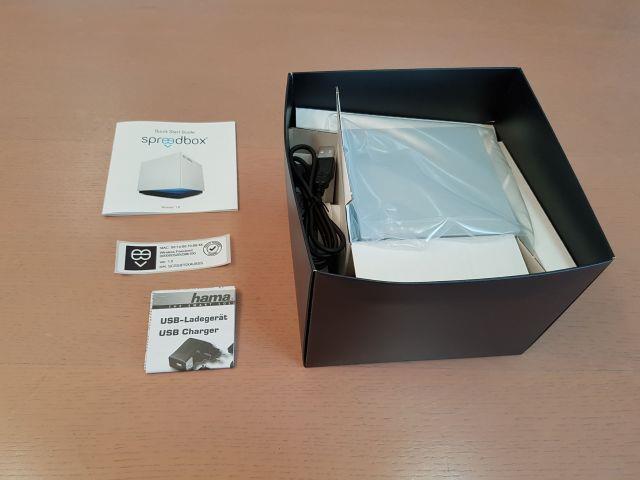 4. USB Manual, Quick Start Guide & MAC Sticker Keep your purchase receipt, Spreedbox manual and warranty card in a safe place.