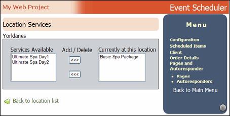 Deleting A Location Entry 1) Click on the Locations link in the left navigation pane within the Administration Panel. The Locations Page (Figure 4-1) will be displayed.