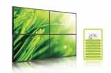 The edge-lit backlight design can increase the longevity of surrounding components, since heat dissipation occurs at the edge of the panel instead of directly behind the panel like conventional